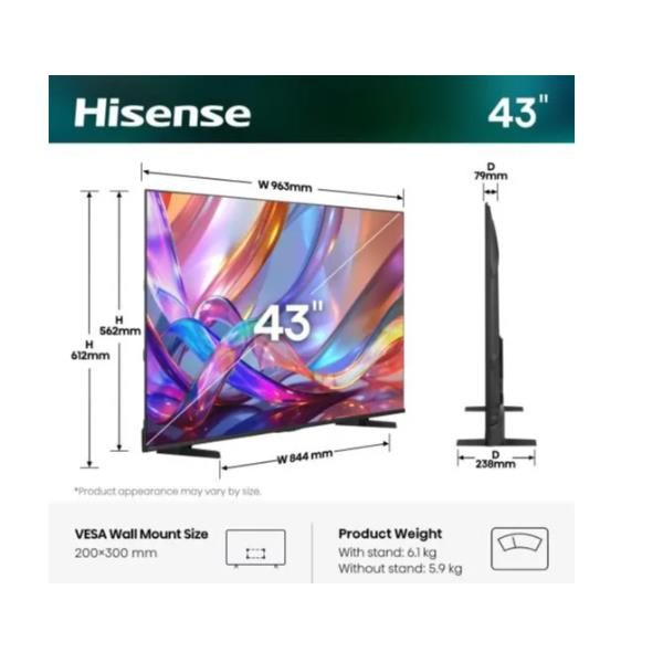 43 E79S QLED 4K UHD SMART VIDAA