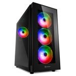ATX 2XU3,2XU2,TEMP GLASS 4X120 ARGB FAN