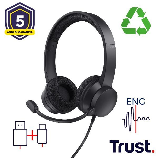 HS-260 USB-ENC PC HEADSET