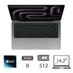 MBP 14,2 (2023)M3-8C/8/512/10C GPU/SG/2Y