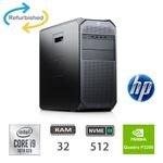 HP Z4 G4 CORE X I9-10900X/32/NVME512/P2
